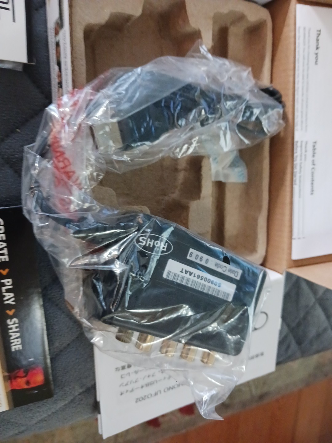 Behringer U‑Phono UFO202 USB Audio Interface+Phono Preamp – New Open Box In Bag