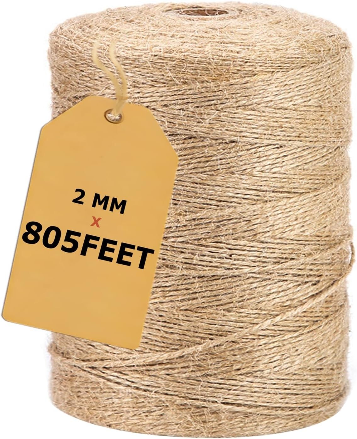 Jute Twine String Rope 805FT Natural Jute Rope for Crafts Garden DIY Decorations