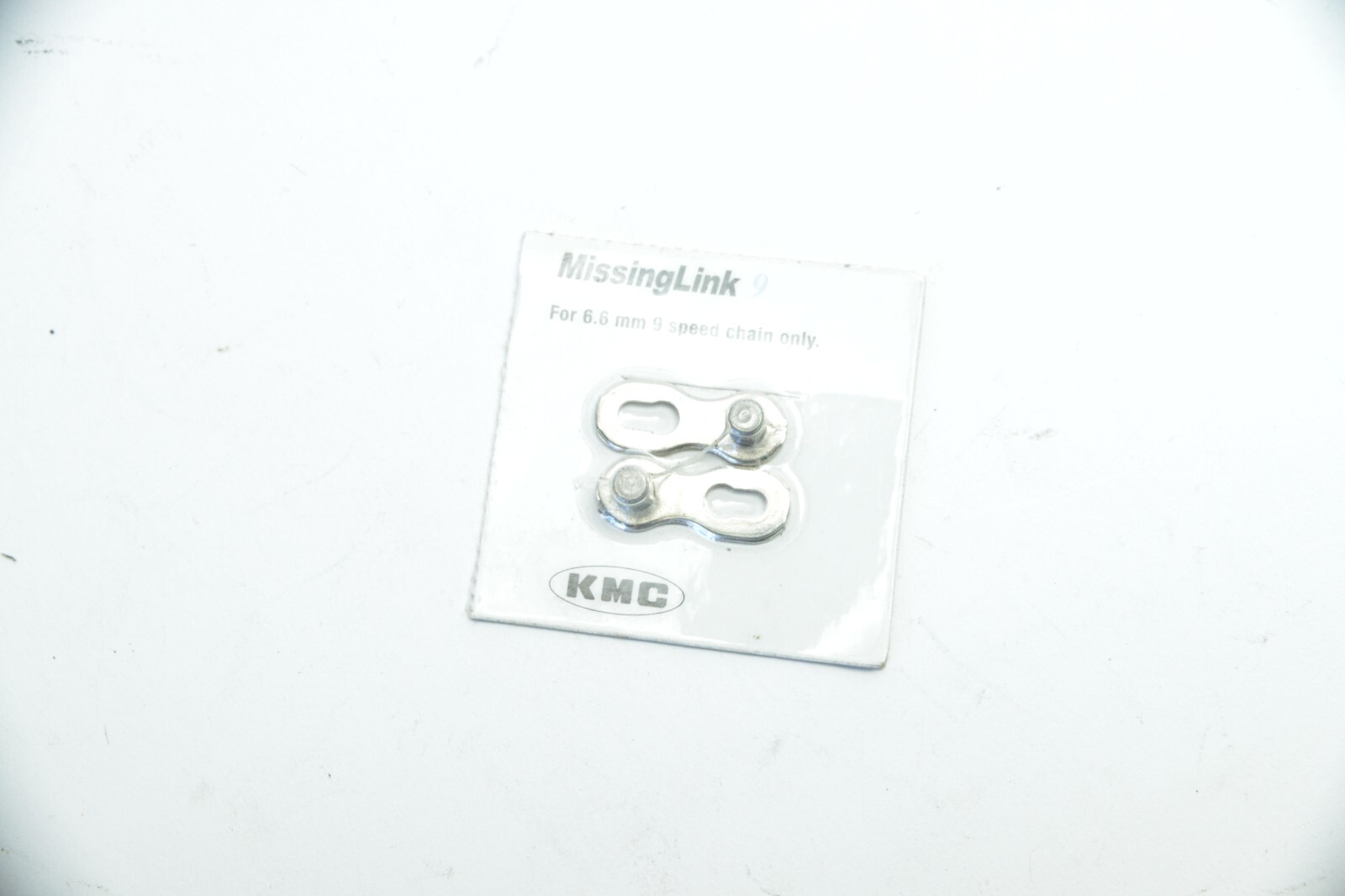 KMC MISSING LINK FOR 6.6 MM BICYCLE 9 SPEED CHAIN ONLY MASTER QUICK LINK