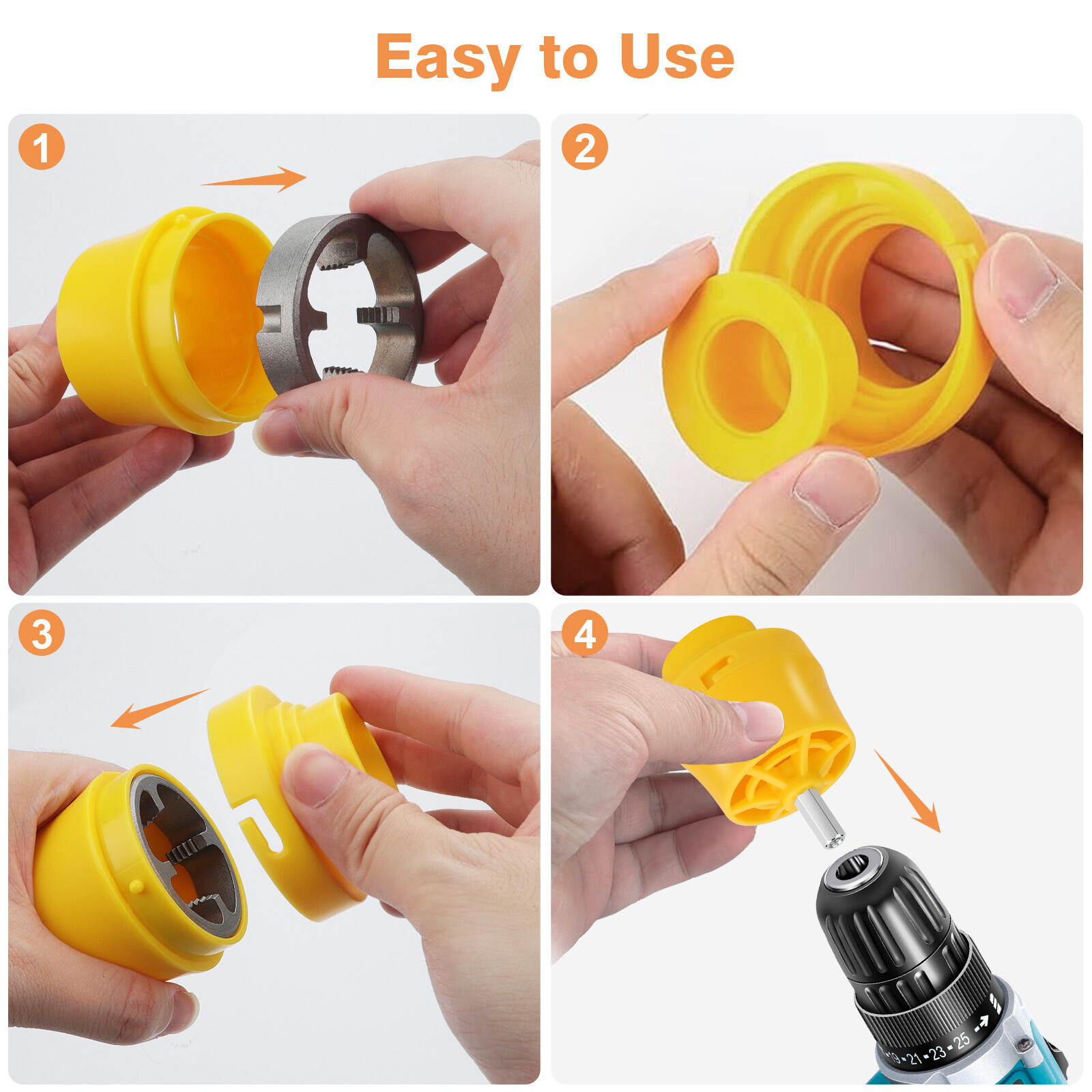 6Pcs PVC Thread Maker Tool Pipe Threader Plumbing Tool Pipe Threader Set
