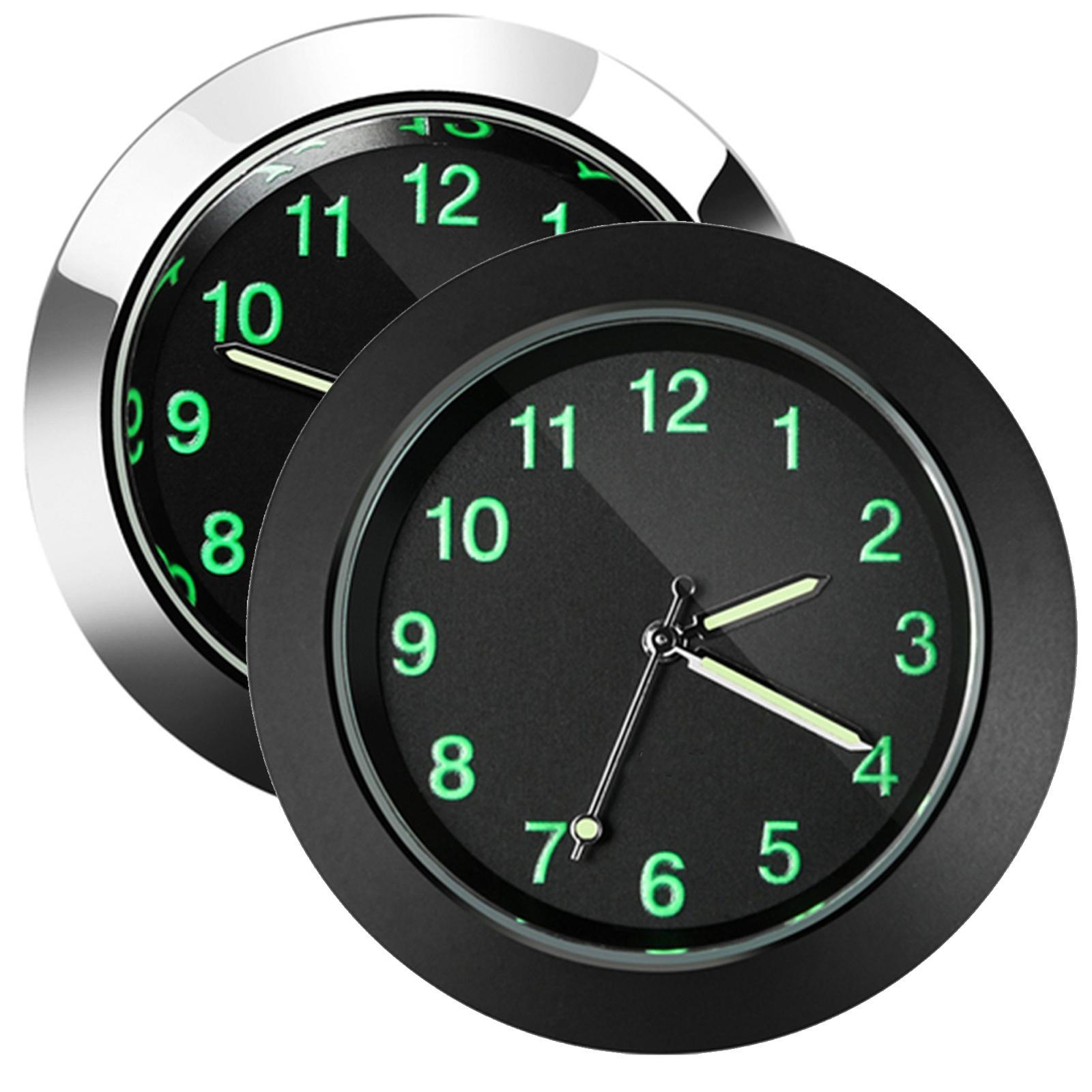 Dashboard Clock Tiny Small Glowing Car Vent Watch Multifunctional Mini Stick