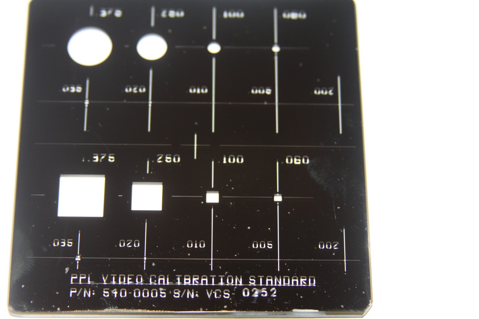 Optical Standard Plate