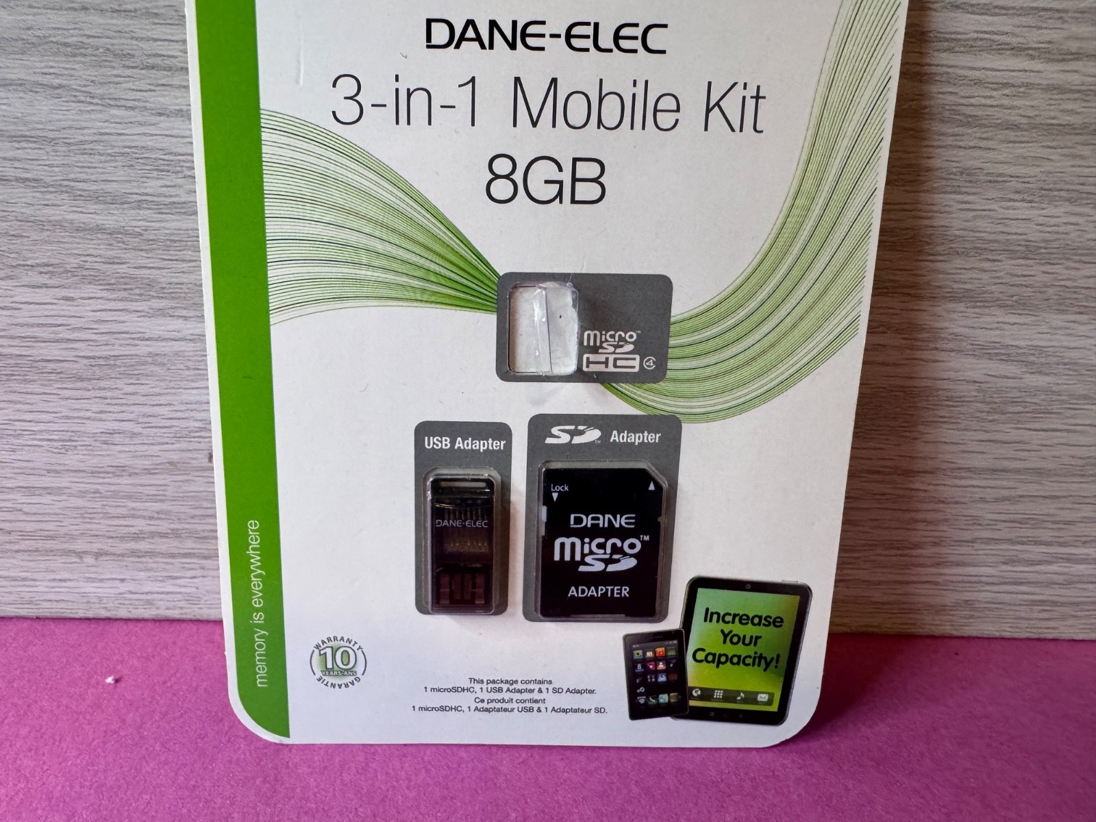 DANE USB ADAPTER/ MICRO SD ADAPTER. No Micro card. Adapters only