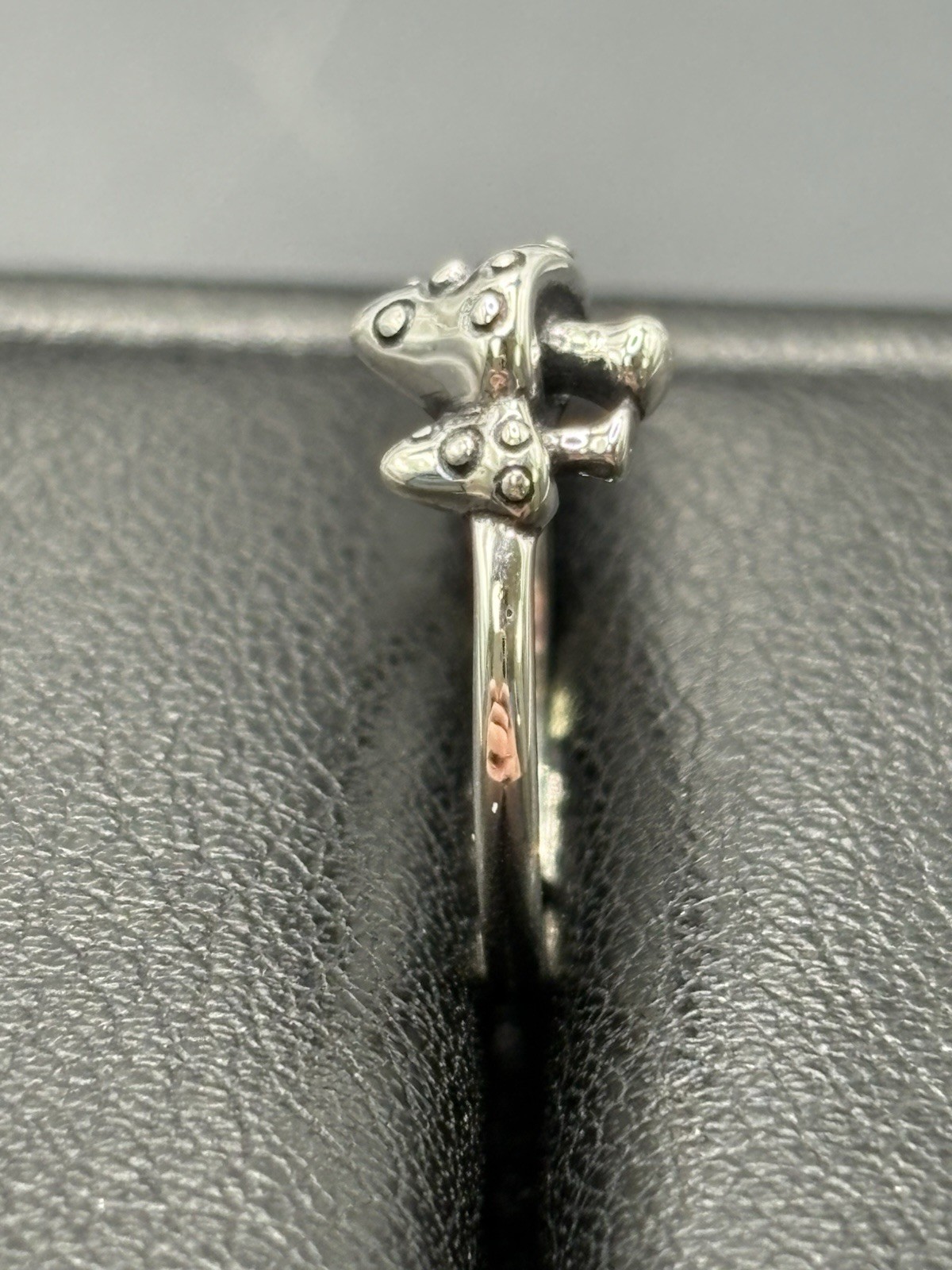New Condition Sterling Silver Mushroom Toe Ring 925 B19