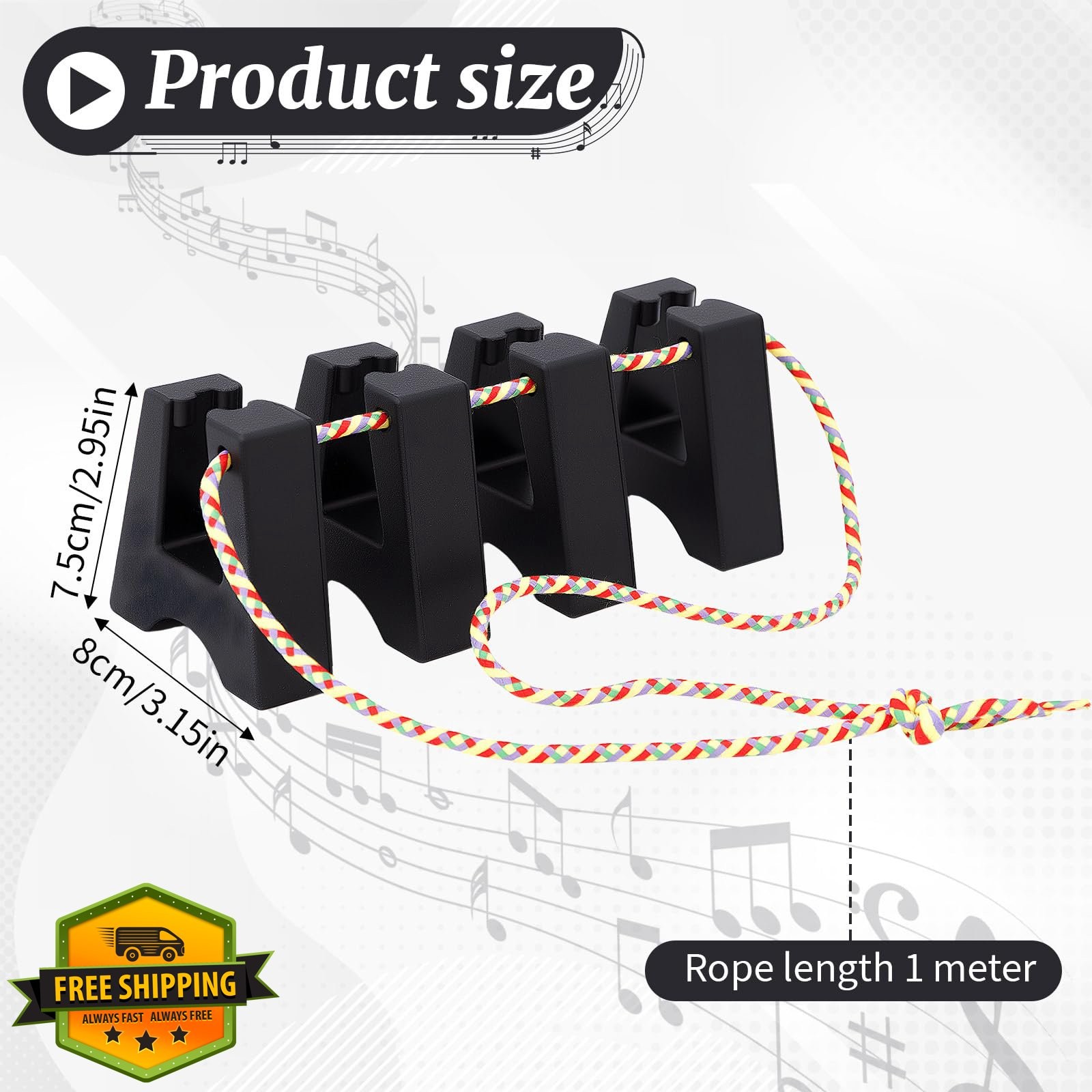Boao conga stand drum feet risers 2-set