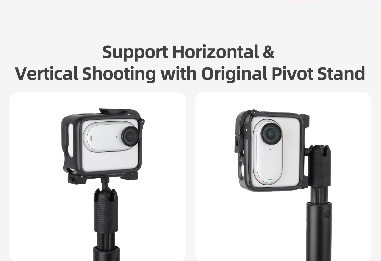 For Insta360 GO 3 Camera Protective Frame Mount Cover Quick Release Accessories