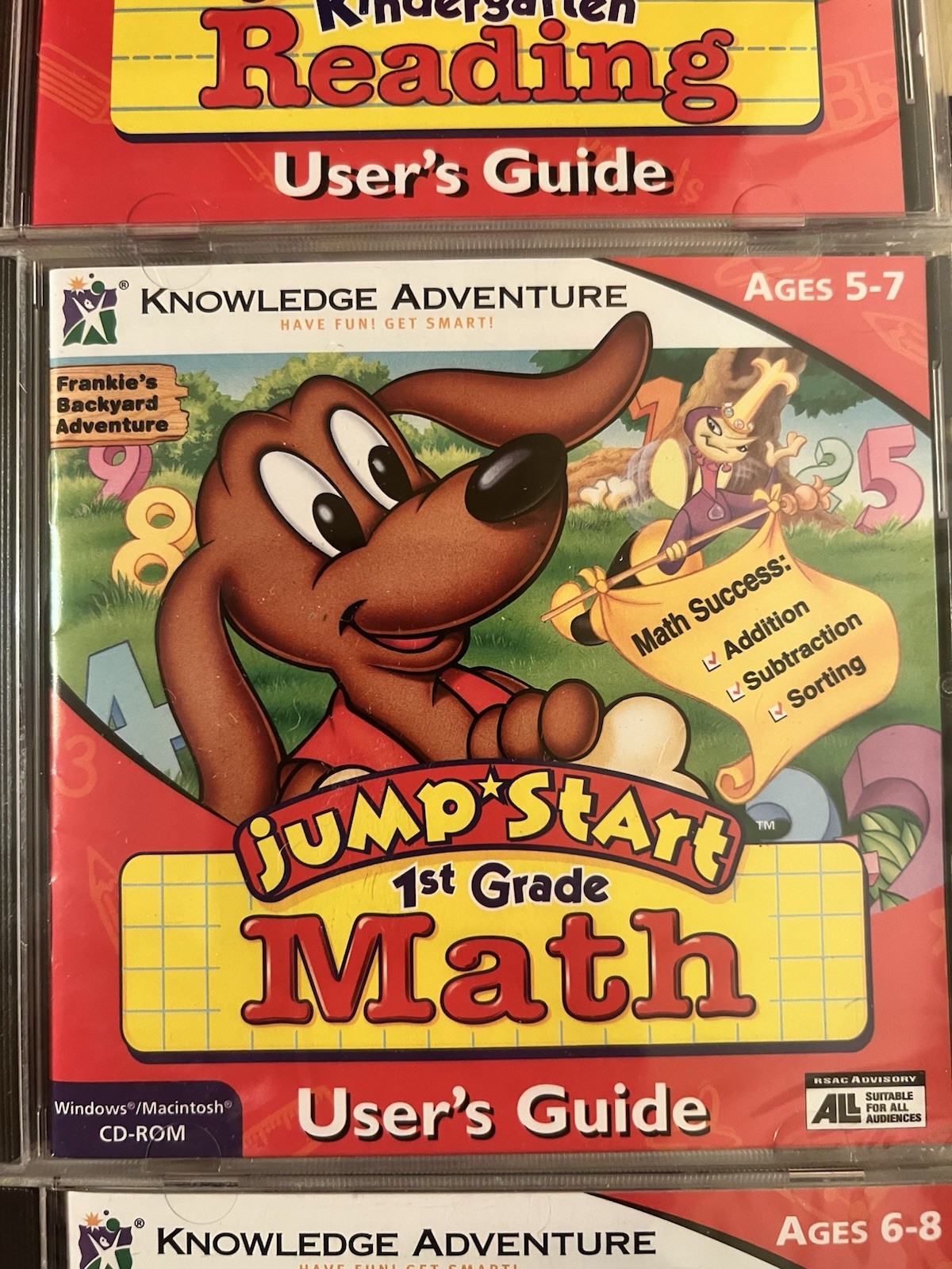 vintage JumpStart Learning System 12 CD-ROM Box Set Missing One CD Most Sealed.
