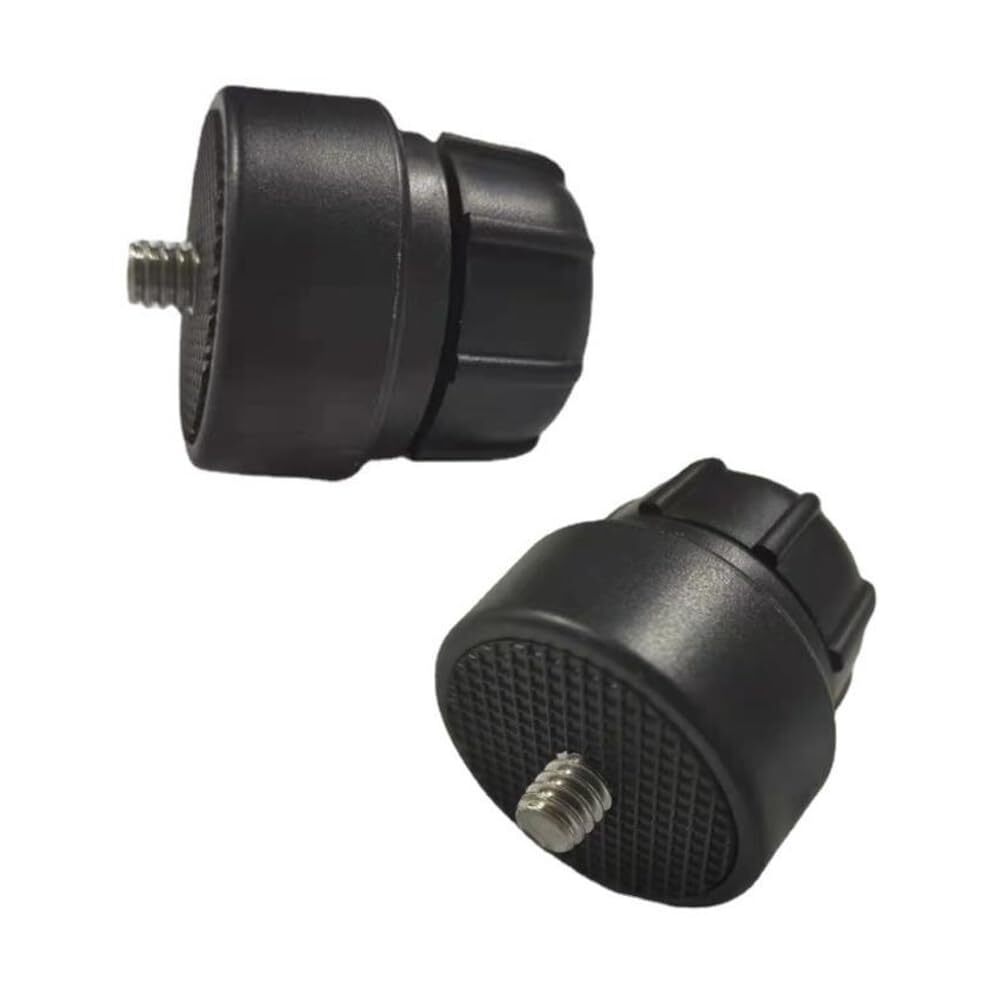 2 Pack 1/4 Screw To 17mm Ball Mount Base Mount Stand Interface Socket Joint For