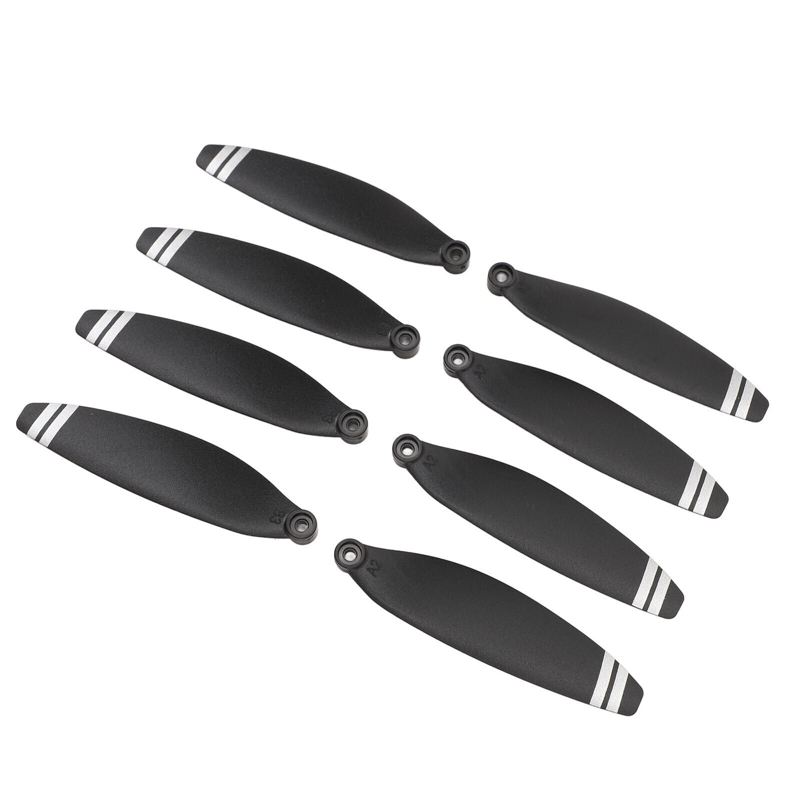 8PCS Drone Propellers Plastic 2.8 Inch Lightweight Quiet RC Drone Propeller