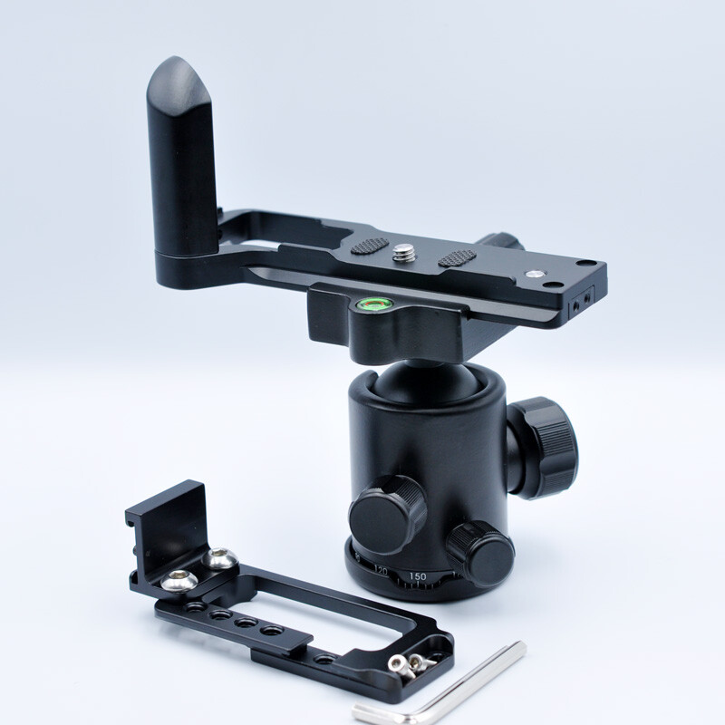 Extendable Hot Shoe Camera L Bracket Grip Holder Plate for Olympus E-M5 III