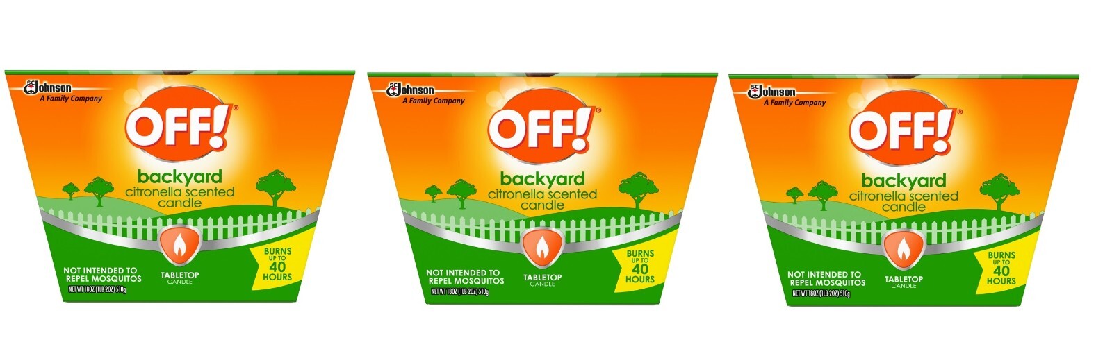 3 ~ OFF! Backyard Citronella Scented Tabletop Single Wick Bucket Candle 18 oz