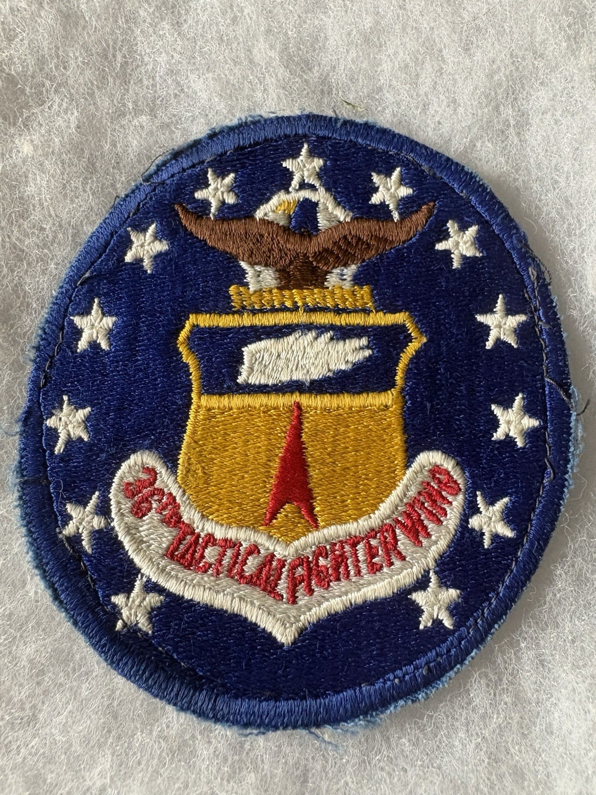 VN era 4” 36th Tactical Fighter Wing patch-uniform removed -NG-CE-FE