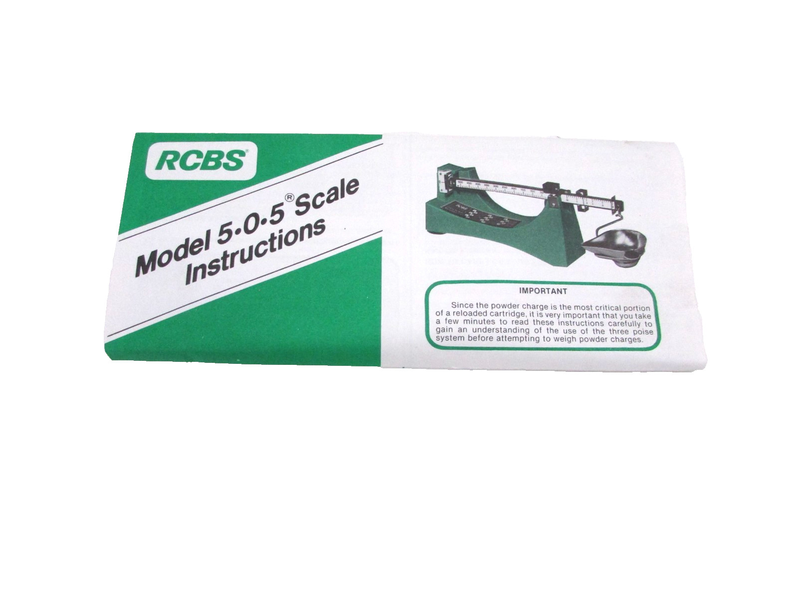 VINTAGE RCBS RELOADING SCALE 5.0.5 w/ ORIGINAL BOX