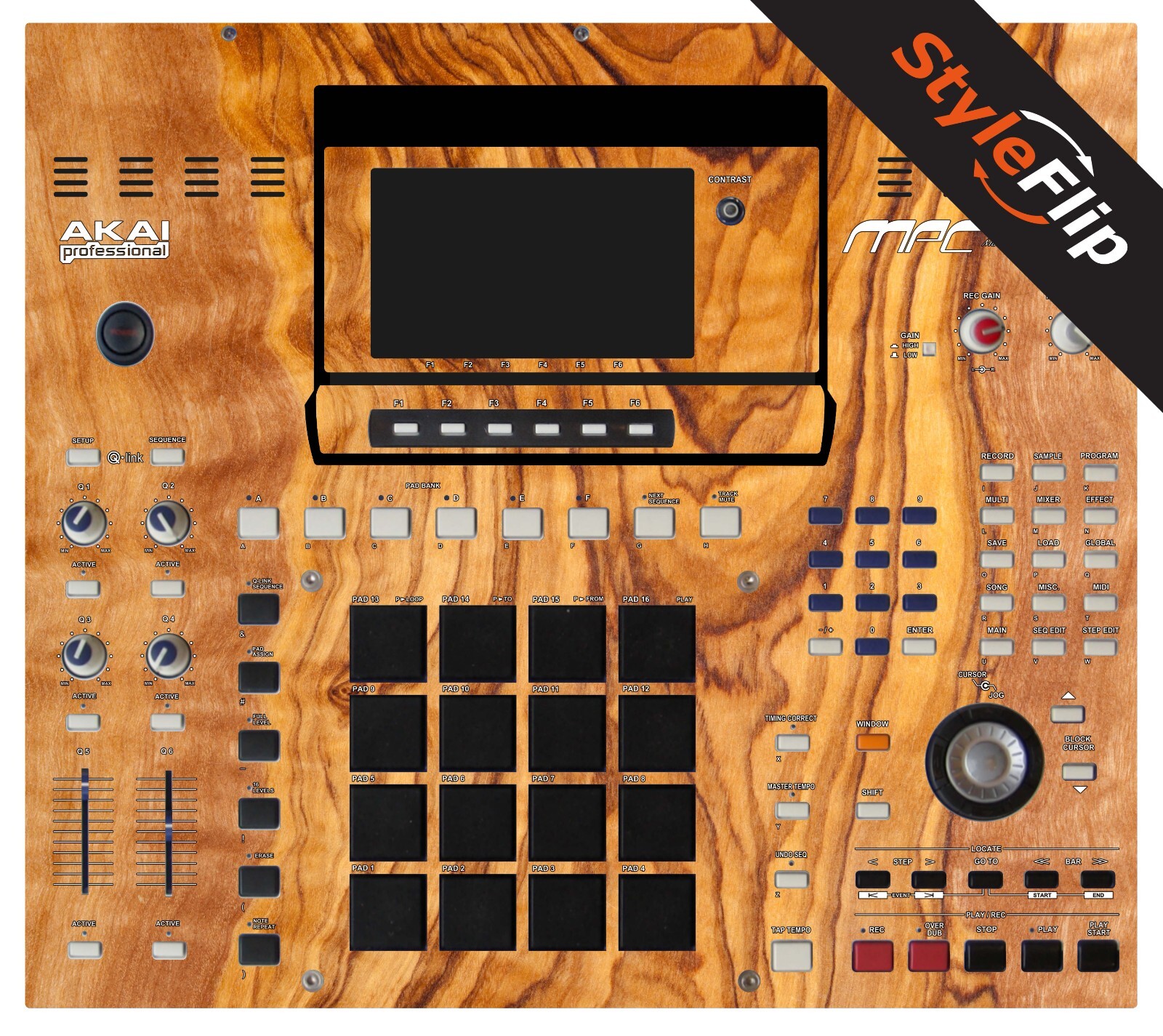 Akai MPC 4000 Skin | Wood #6 | Protective Decal | StyleFlip Skins