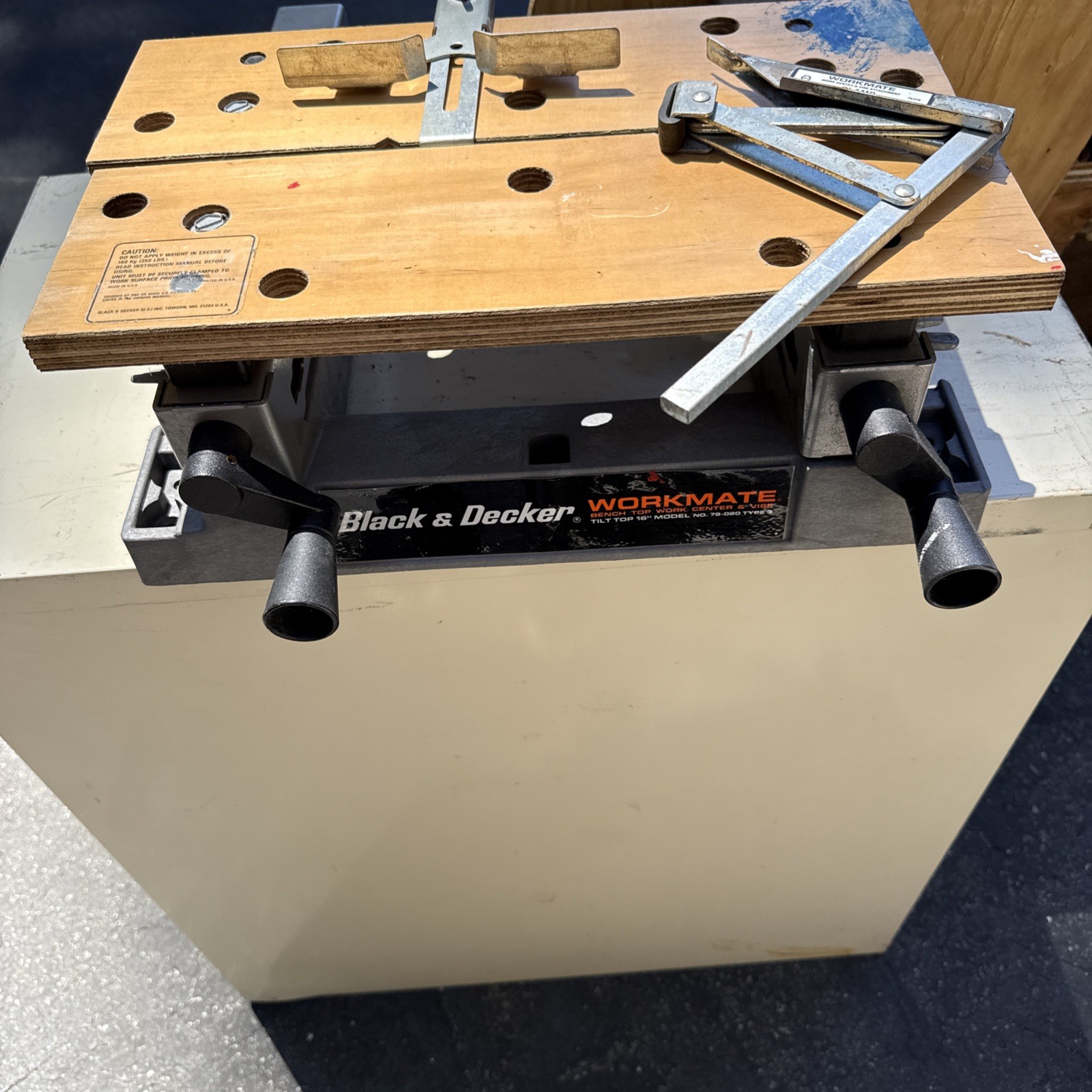 Black & Decker Bench Top Workmate 79-020 Type 3 Used