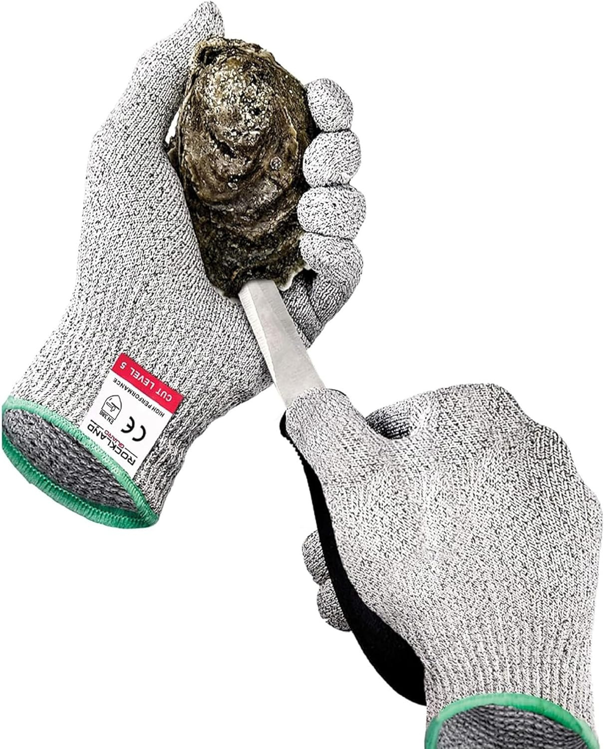 Professional Oyster Shucking Kit - 3.5” Heavy Duty Stainless Steel Oyster Shucki