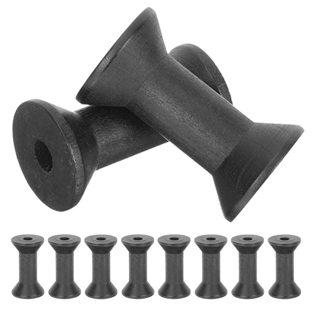 15 Pcs Knitting Yarn Holder Empty Thread Spool Wood Ribbon Spools