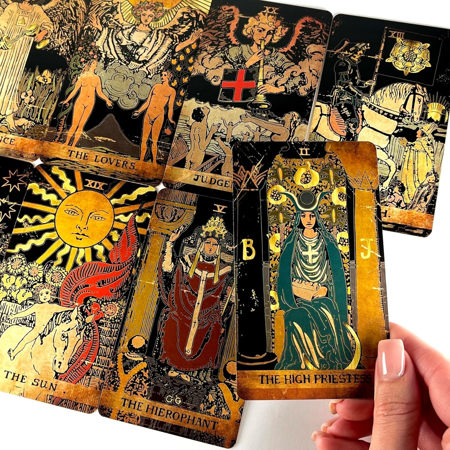 CRAFTERIAN Tarot Cards, 78-Card Deck, Original for Beginners & Experts...