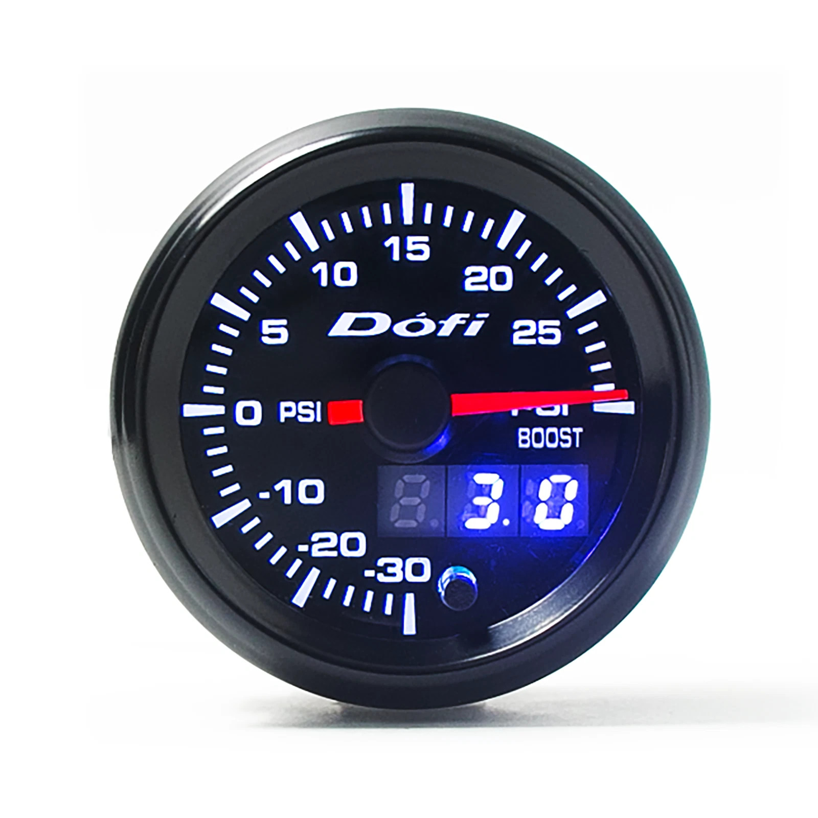 2" / (52mm) 7 Color LED Digital Pointer Car Turbo Boost Meter Psi Pressure Gauge