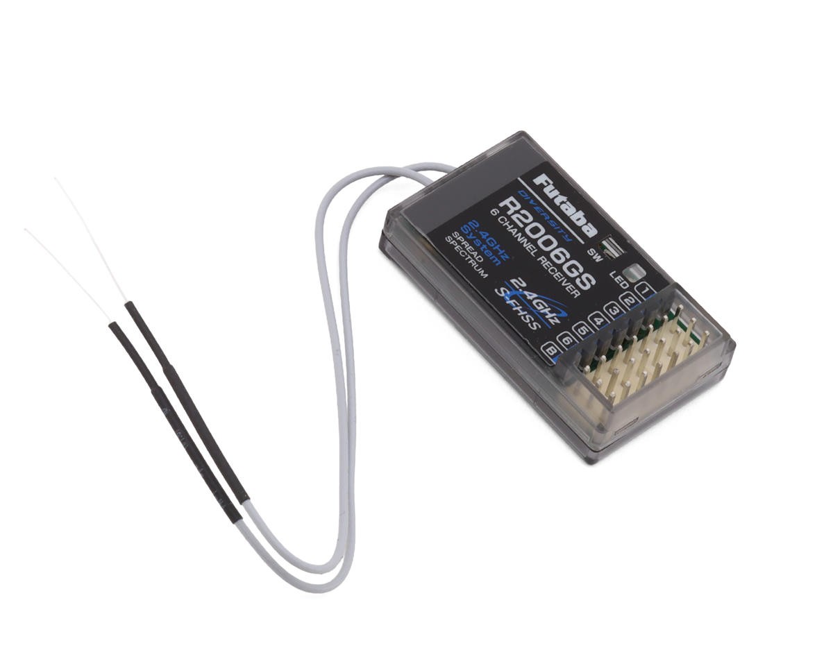 Futaba R2006GS 2.4GHz S-FHSS 6 Channel Air/Heli Receiver [FUT01102200-1]