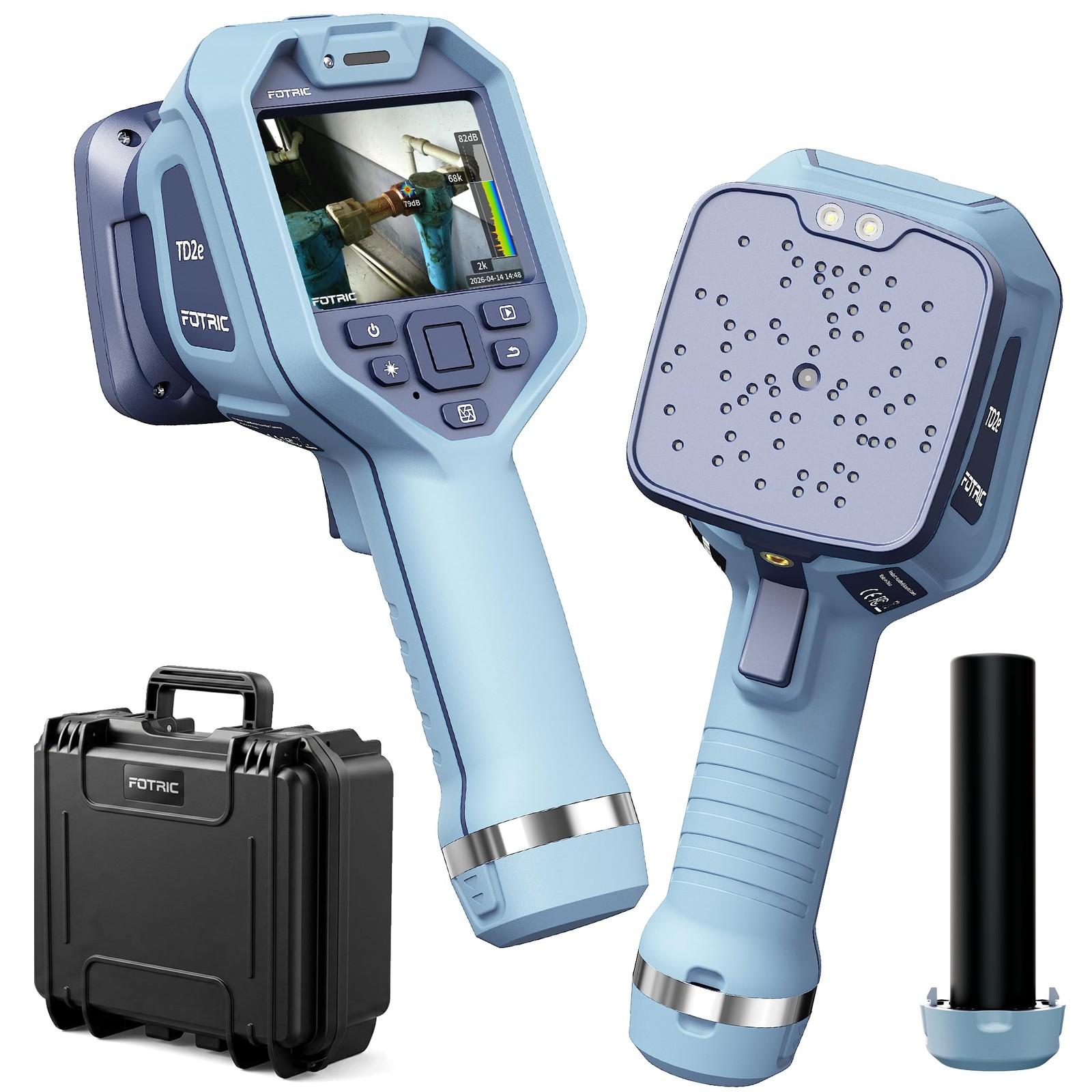 FOTRIC TD2e Kit  Acoustic Imager Camera 58°×45° FOV 0.3-60M For Gas Detection