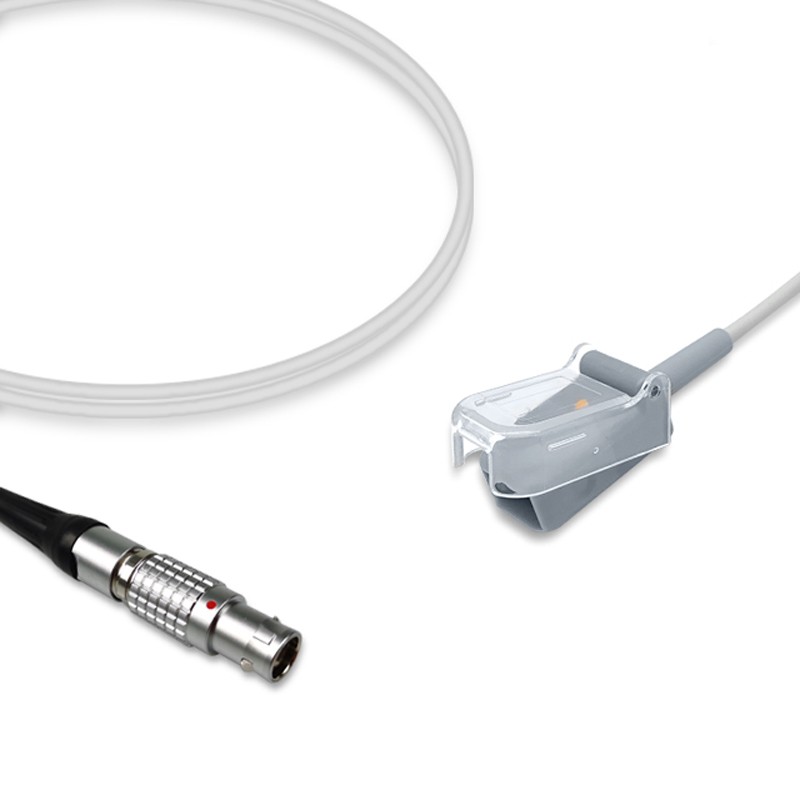 518LD Compatible SpO2 Adapter Cable for Criticare/CSI 1100 500 501 2.4m (1Pc)