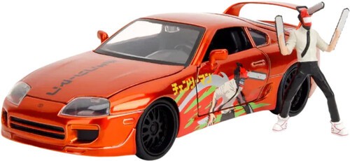 Jada Toys - 1:24 Chainsaw Man - Hollywood Rides - '95 Toyota Supra (Chainsaw Man