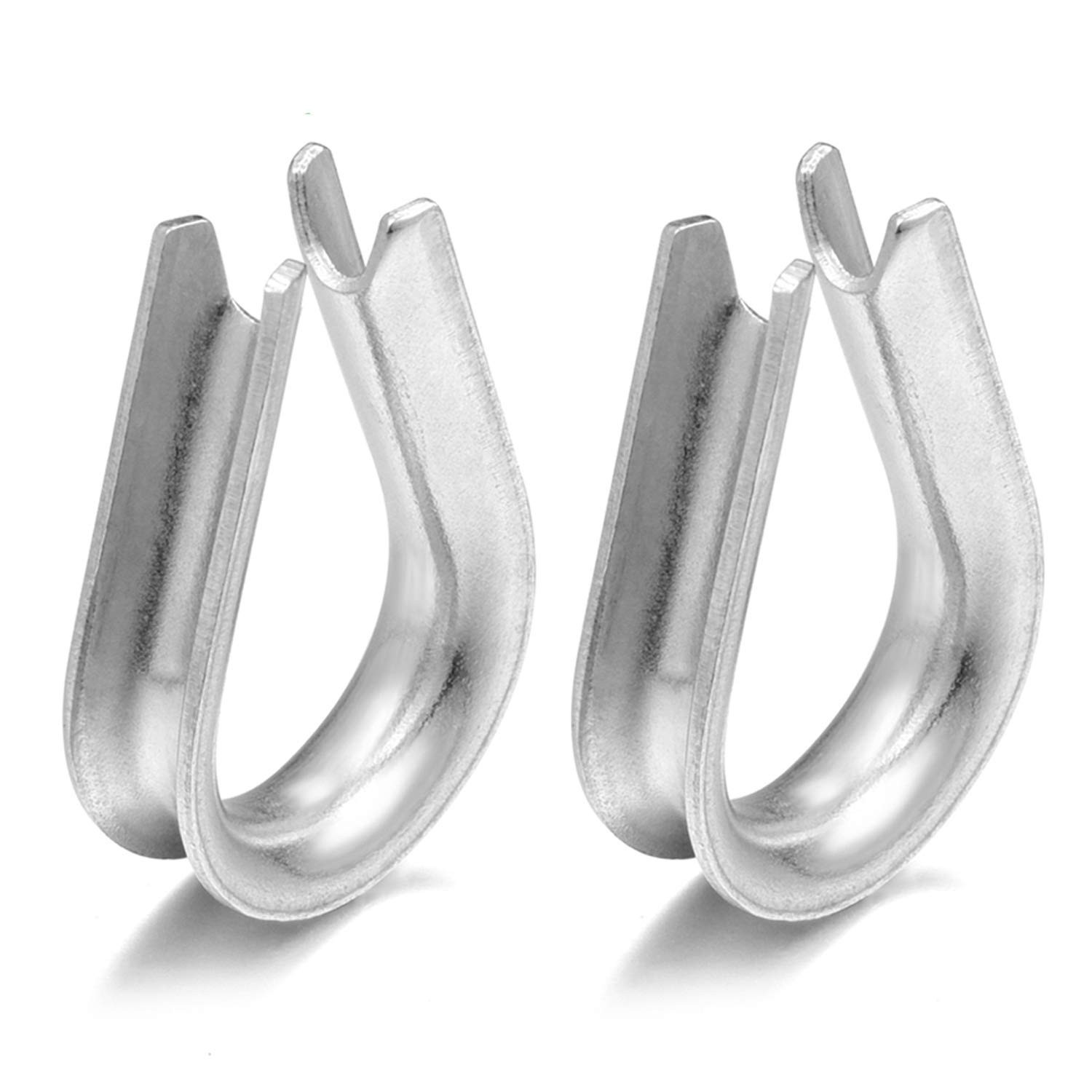 24PCS M6 1/4 Inch Stainless Steel Thimbles for 7/32 Inch - 1/4 Inch Diameter ...