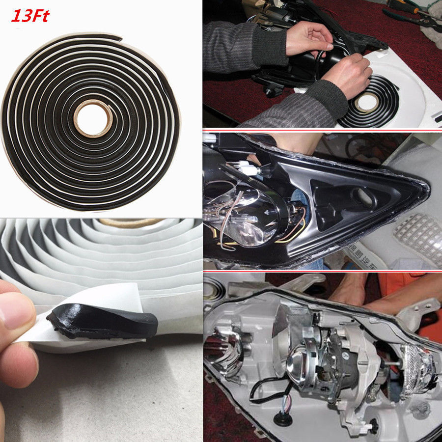 Butyl Glue Headlight Snake Sealant Retrofit Reseal Headlight Windshield Sealing