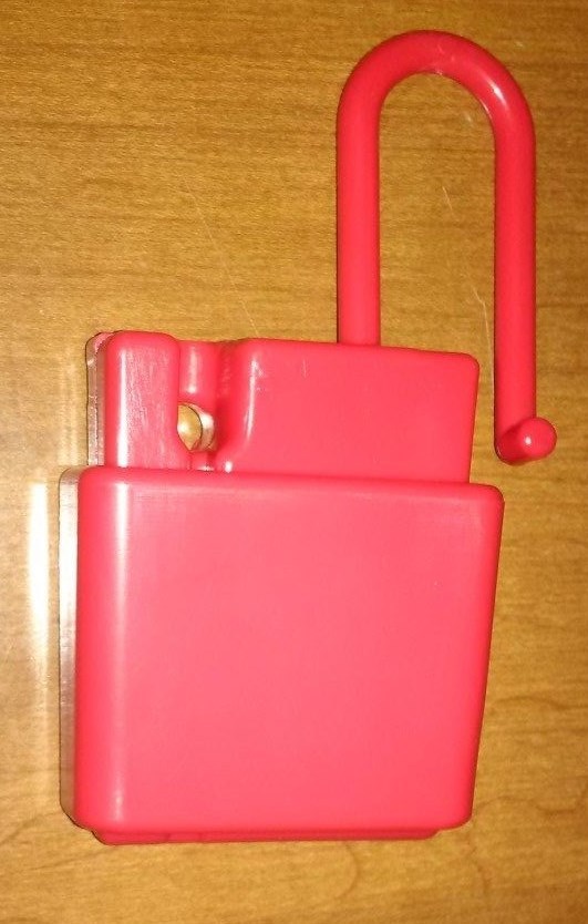 Prinzing LH220A Lockout Hasp Red Zenoy