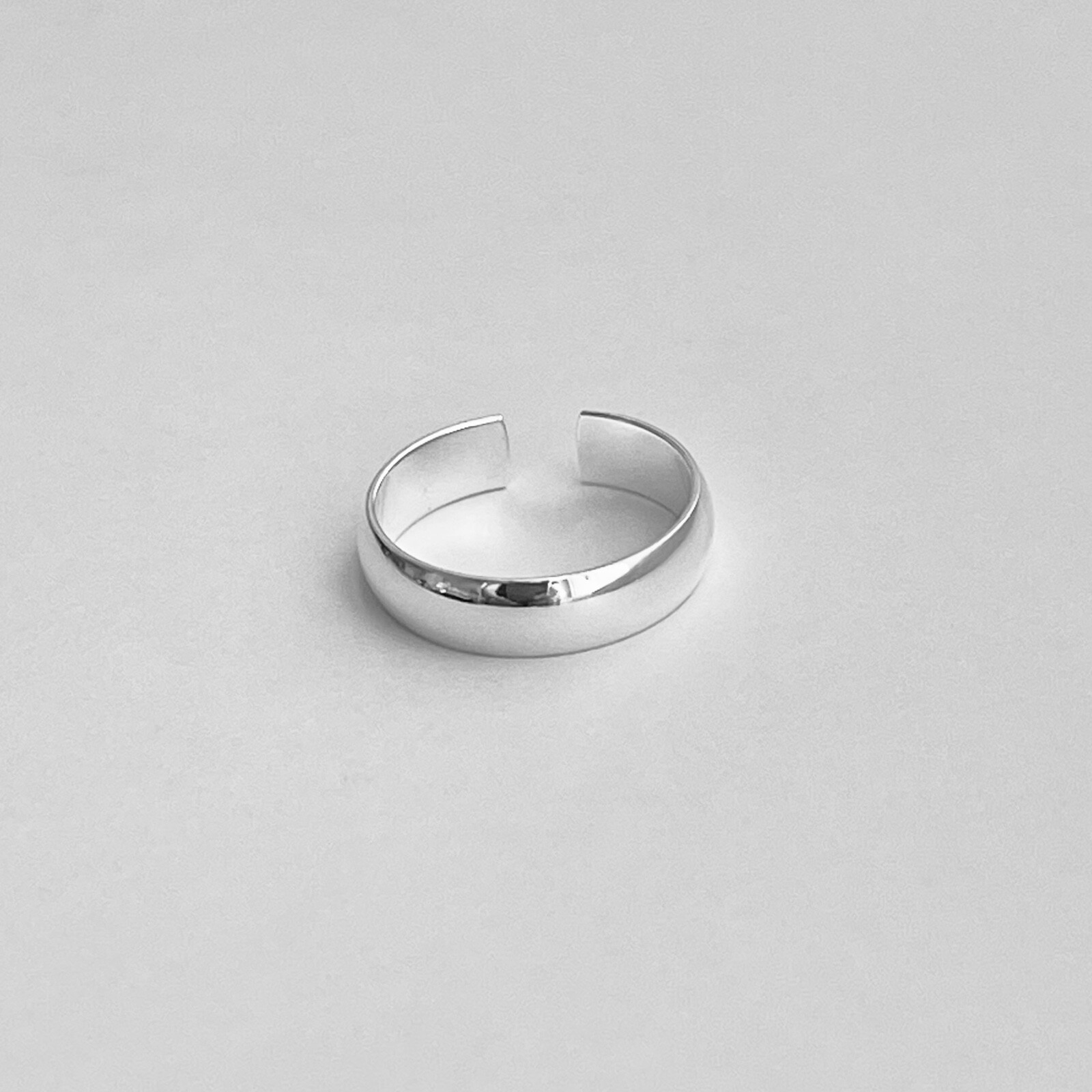 Sterling Silver 4MM Band Toe Ring, Silver Ring, Midi Ring, Pinky Ring, Rings