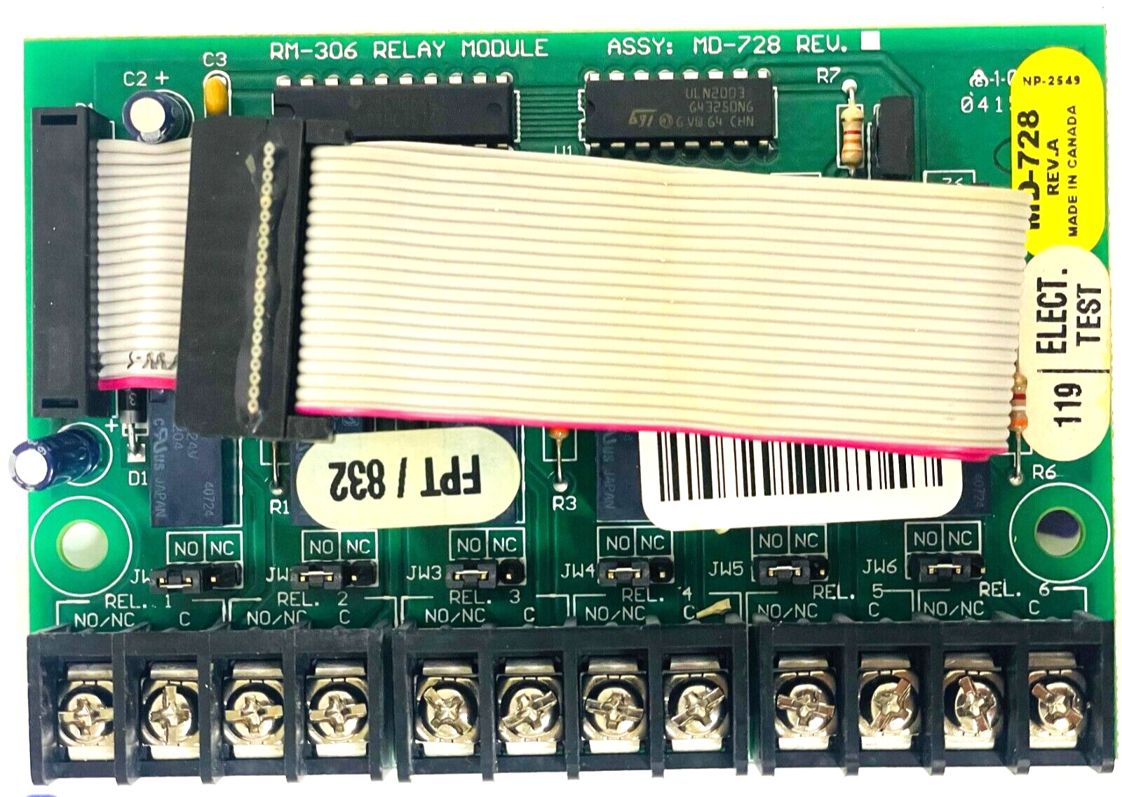 SIEMENS TRM-306 Relay Adder Module 500-837022