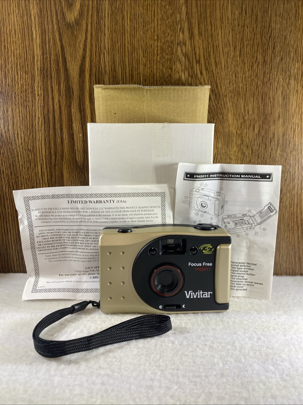 Vivitar PN2011 Focus Free 35mm Panaramic Setting Camera