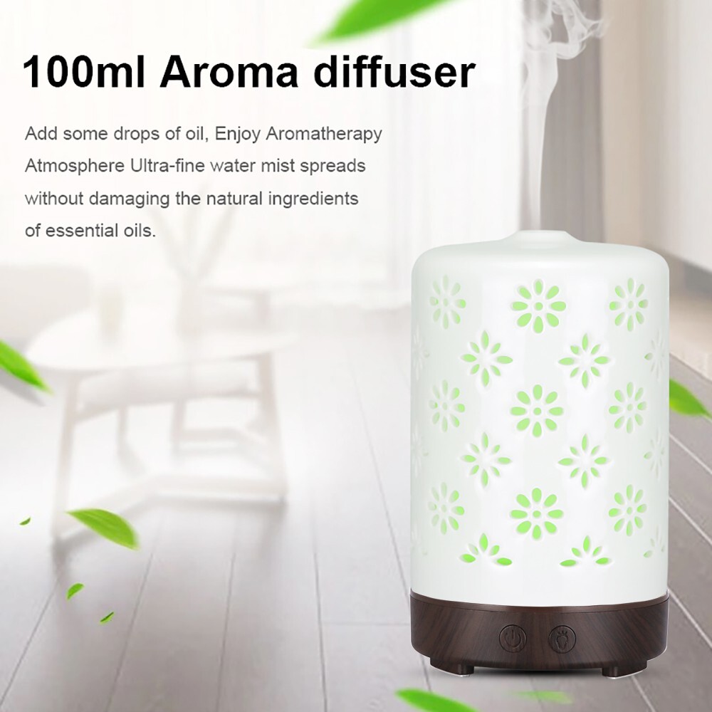 Electric Oil Diffuser Humidifier Home Steamer Air Purifier Cool Mist Purifier