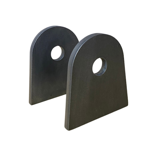 Bushing Mount Tab 1/2" Hole 1/4" Thick 2 3/4" Tall Chassis Tab (Sold In Pairs)
