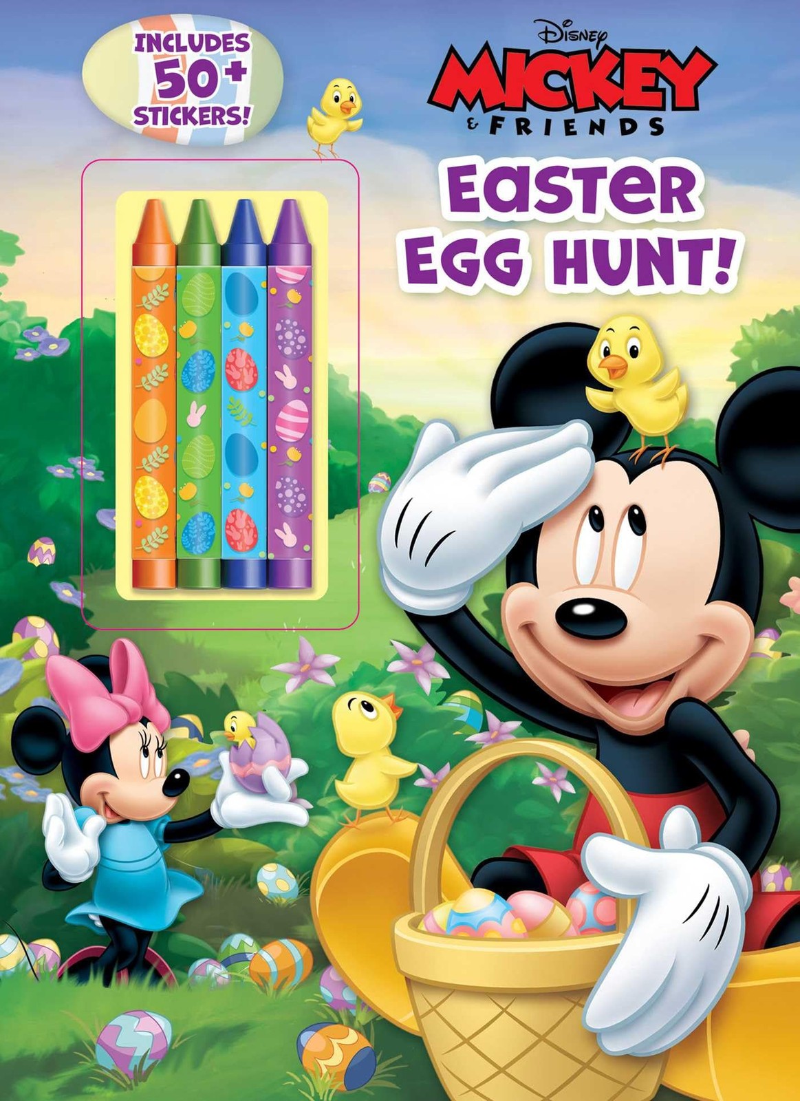 Disney Mickey Mouse: Easter Egg Hunt! (Color & Activity with Crayons)