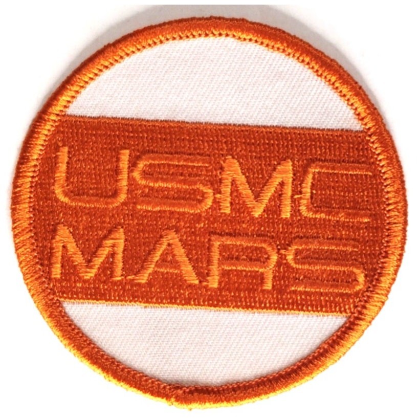 Space Above & Beyond USMC MARS Logo Patch 2‑1/2" Dia Sew‑On