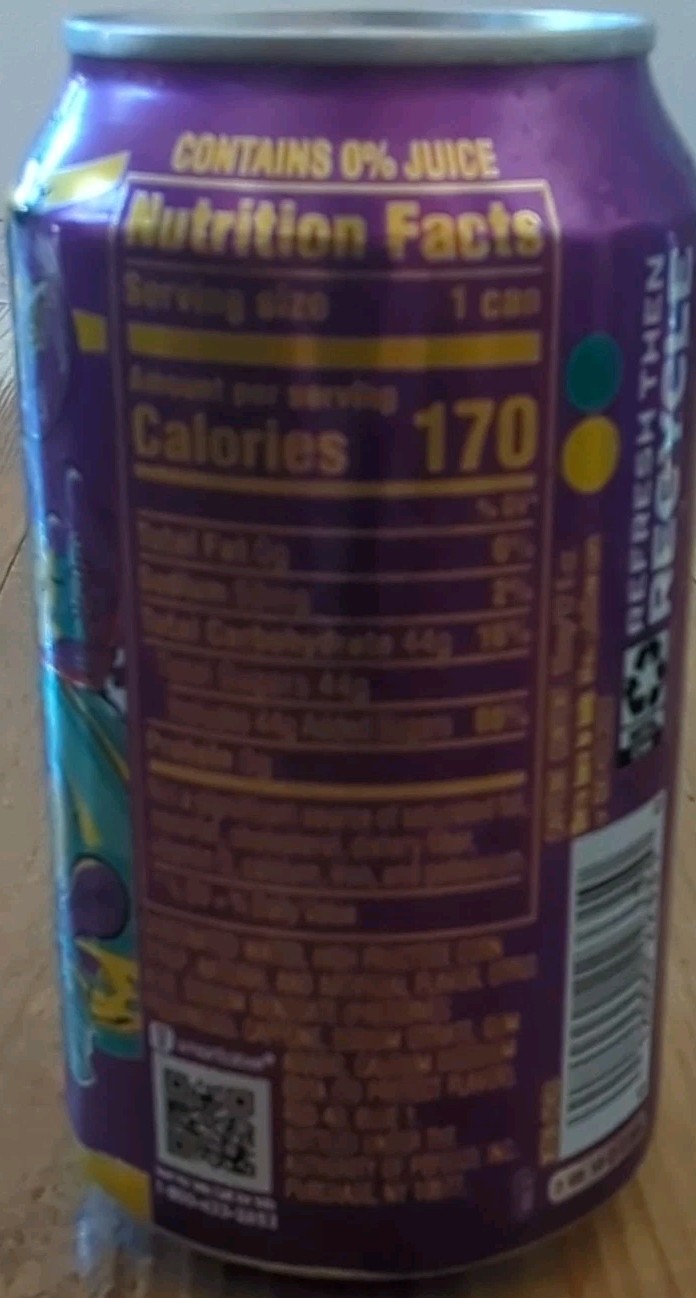 Mountain Dew Baja Passionfruit Punch Soda 5 Cans