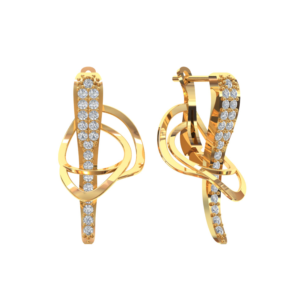 2 pairs Earring Wax patterns for lost wax casting Gold Jewelry/waxes_0687