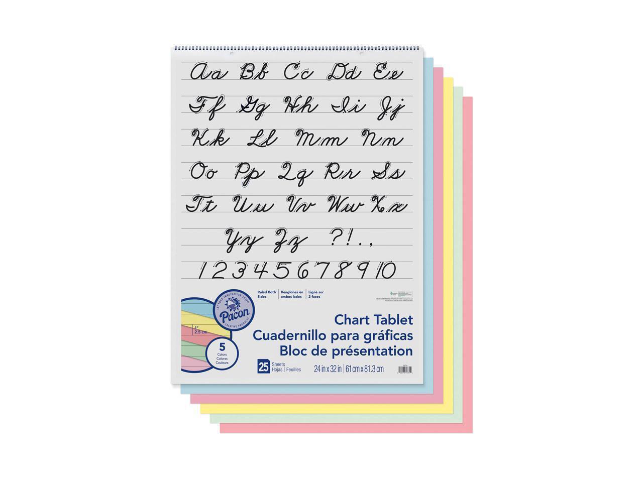 Pacon Colored Paper Chart Tablets