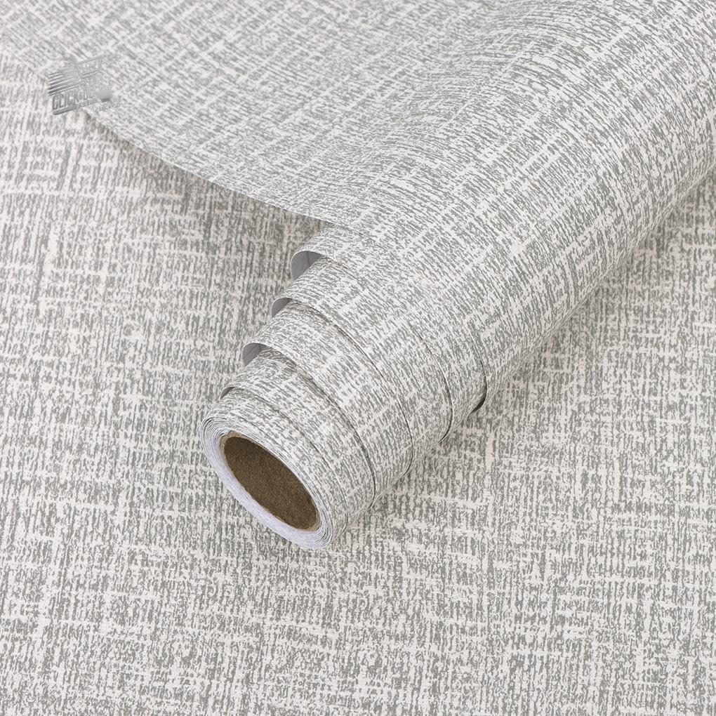 Arthome Furniture Adhesive Film 40Cmx10M Textured Cloth, Self Adhesive And Ri