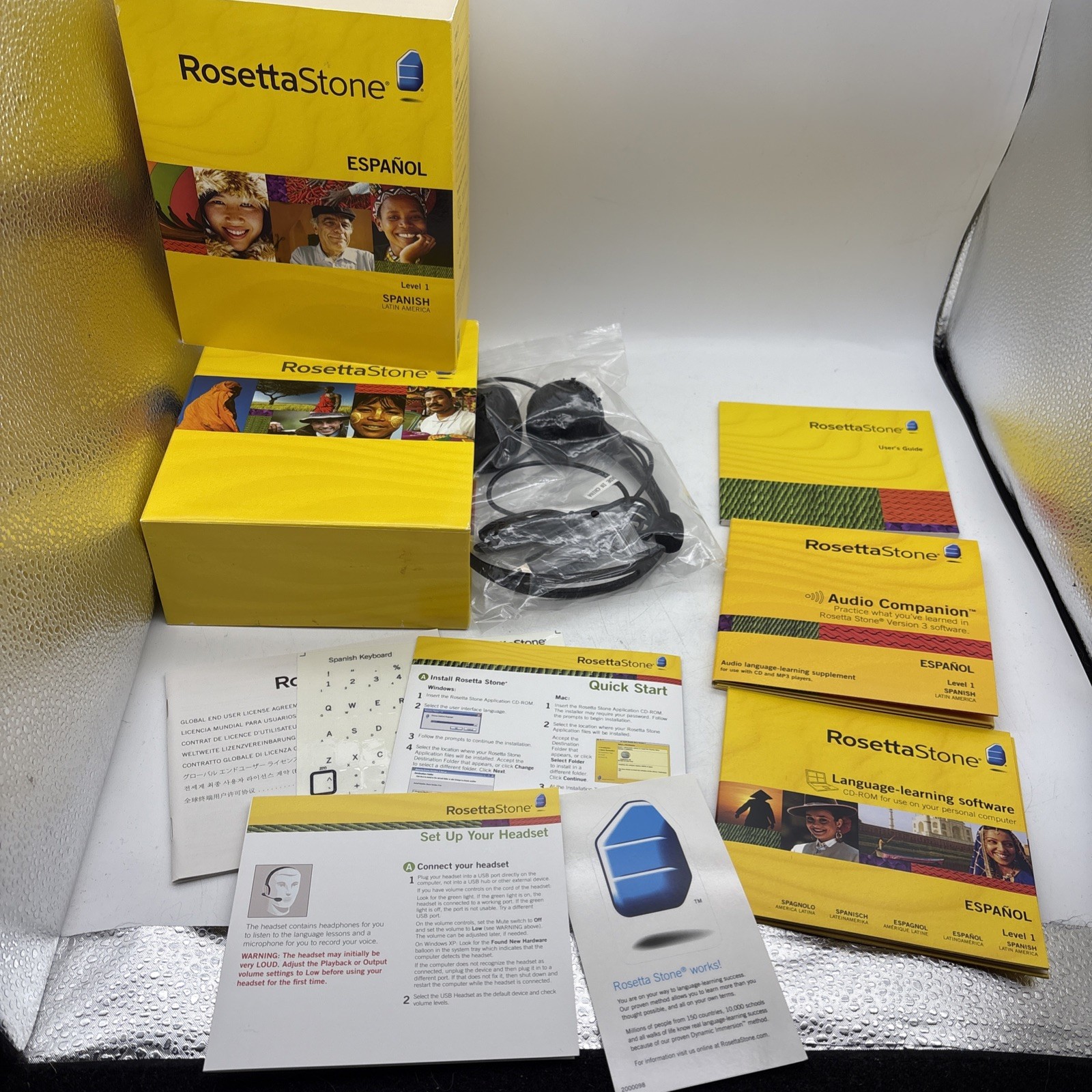 Rosetta Stone Spanish Level 1 Complete