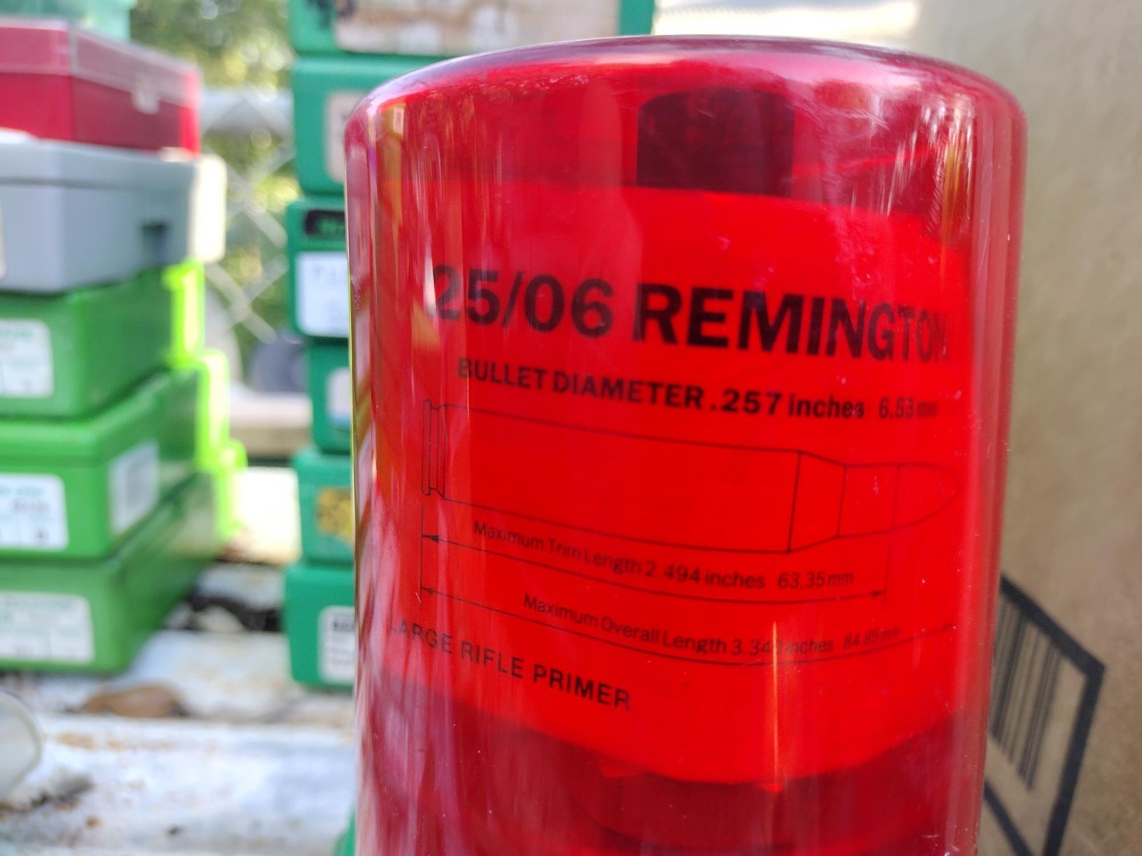 Lee 25-06 Remington Rifle Reloading Die Set - 2 Piece with Shell Holder