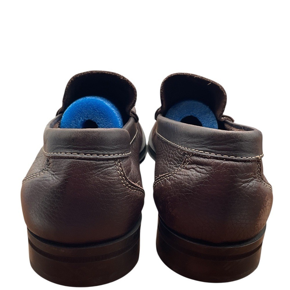 Sandro Moscoloni Rich Brown Leather Slip-Ons 12D