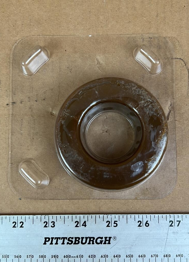 Harvey's Bol-Wax No.6 Reinforced Wax Urinal Gasket Fits 2" Outlet Wall Urinals