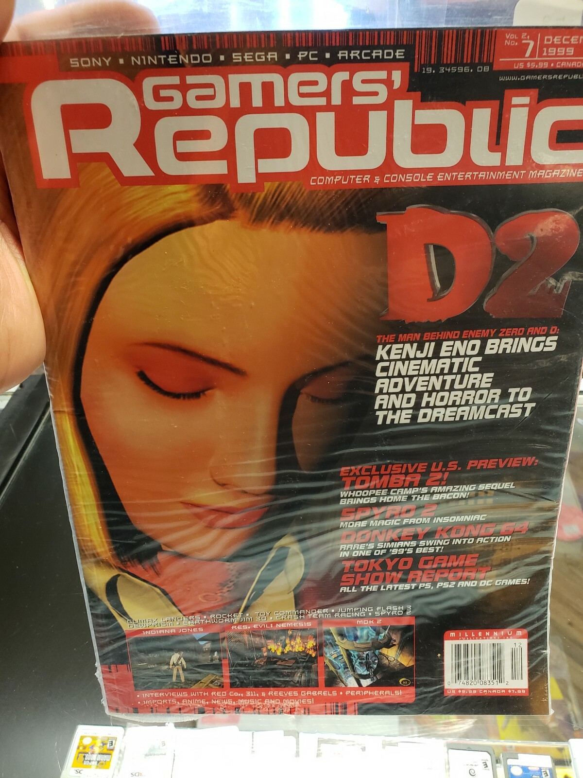 Gamers Republic Magazine D2 Cover. December 1999. Brand New Sealed!