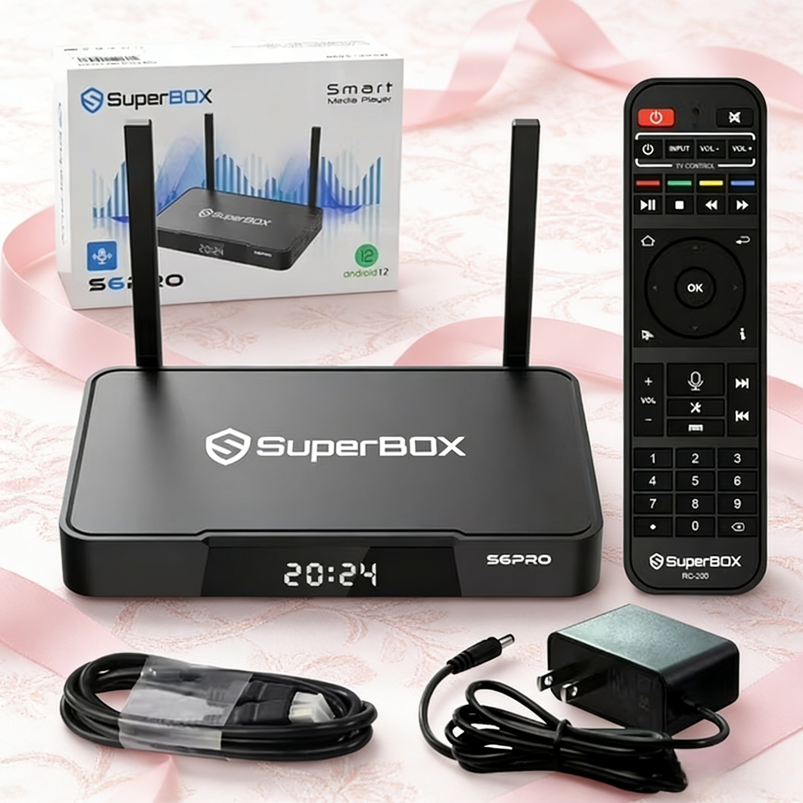 SuperBox S6 Pro Android 12 TV Box 4GB+32GB Streaming Media Player WiFi6