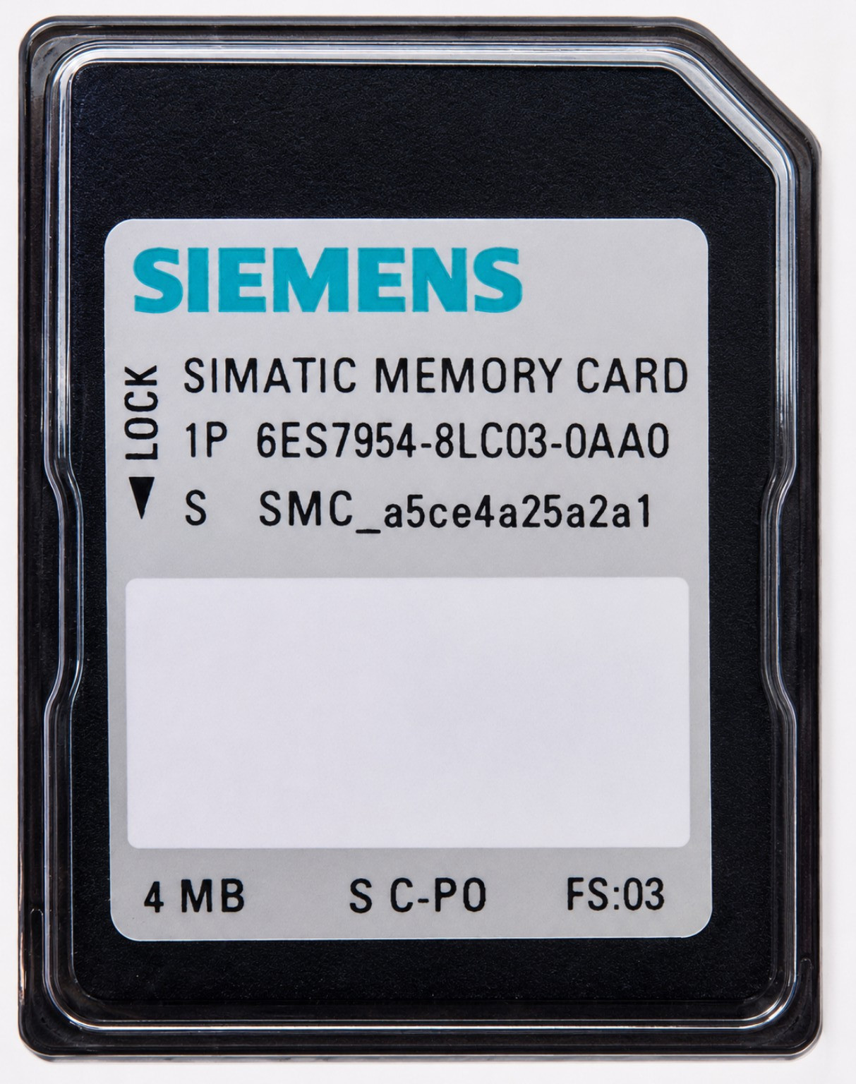 6ES7954-8LC03-0AA0 Siemens Memory Card 4MB OVP
