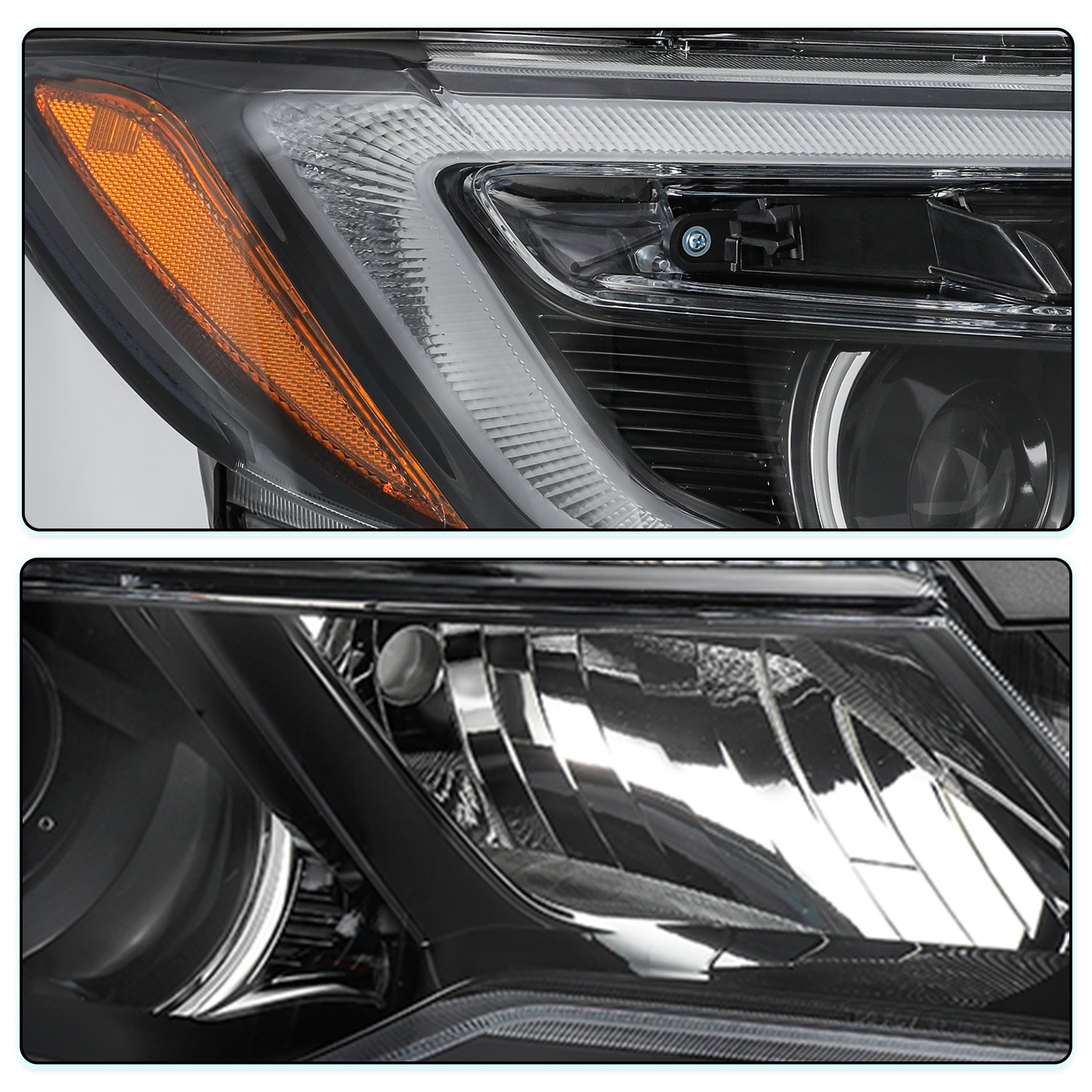 For 16-21 Honda Pilot/17-20 Ridgeline Halogen w/o LED DRL Passenger Headlight