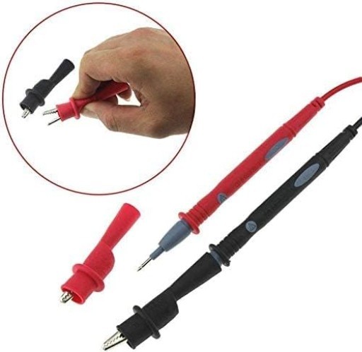 High-Performance 4 Pcs Alligator Clips with Gold-Plated Tips for Multimeters